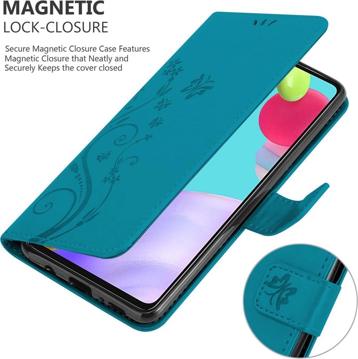 Actual product image Cadorabo Flower Book cover (Samsung Galaxy A52, Samsung Galaxy A52 5G, Samsung Galaxy A52s 5G)