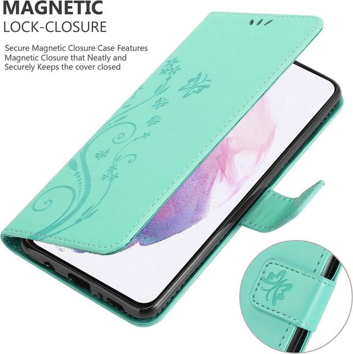 Actual product image Cadorabo Flower Book cover (Samsung Galaxy S21 5G)