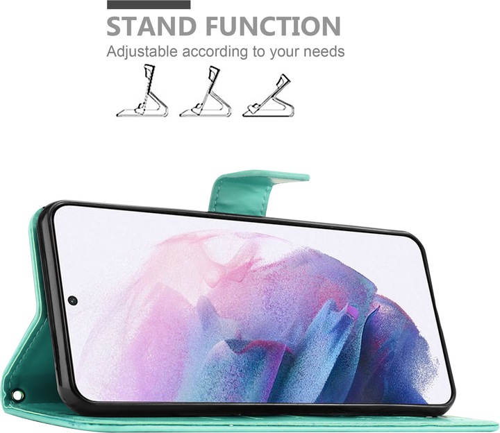 Actual product image Cadorabo Flower Book cover (Samsung Galaxy S21 5G)