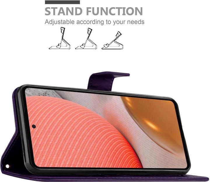 Actual product image Cadorabo Flower Book cover (Samsung Galaxy A72)