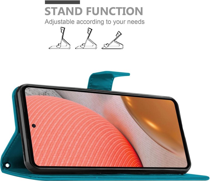 Actual product image Cadorabo Flower Book cover (Samsung Galaxy A72, Samsung Galaxy A72 5G)