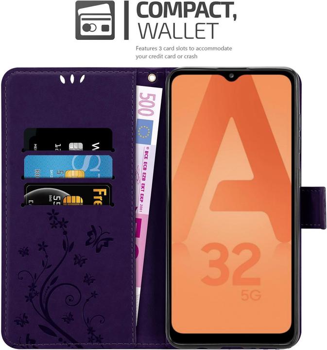 Immagine prodotto Cadorabo Copertina del libro a fiori (Samsung Galaxy A32 5G)
