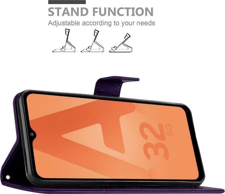 Immagine prodotto Cadorabo Copertina del libro a fiori (Samsung Galaxy A32 5G)