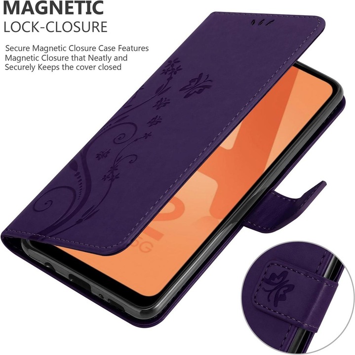 Actual product image Cadorabo Flower Book cover (Samsung Galaxy A32 5G)
