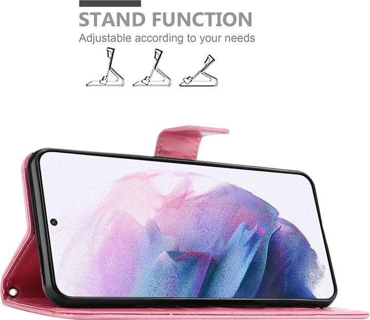 Produktbild Cadorabo Flower Book Hülle (Samsung Galaxy S21+)