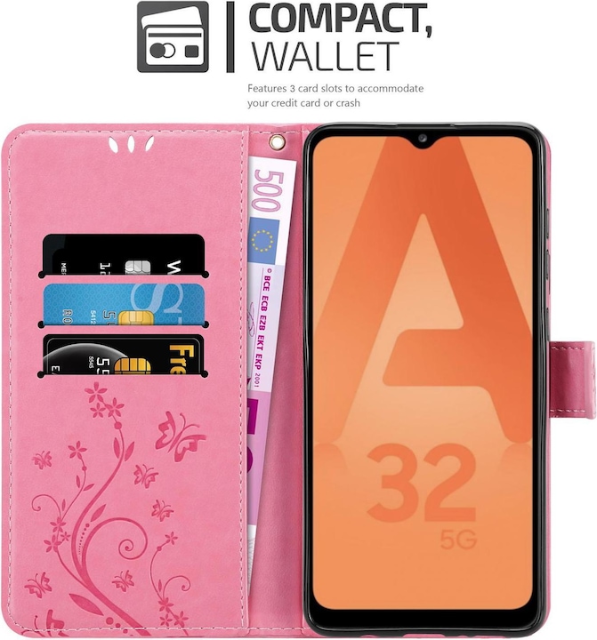 Actual product image Cadorabo Flower Book cover (Samsung Galaxy A32 5G)