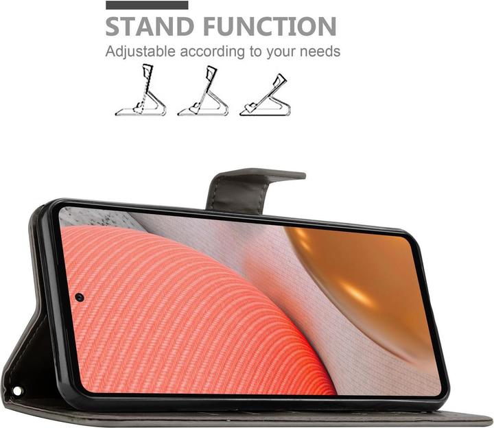 Produktbild Cadorabo Flower Book Hülle (Samsung Galaxy A72, Samsung Galaxy A72 5G)