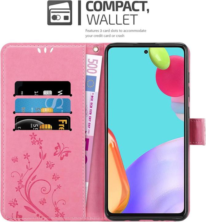 Immagine prodotto Cadorabo Copertina del libro a fiori (Samsung Galaxy A52, Samsung Galaxy A52 5G, Samsung Galaxy A52s 5G)