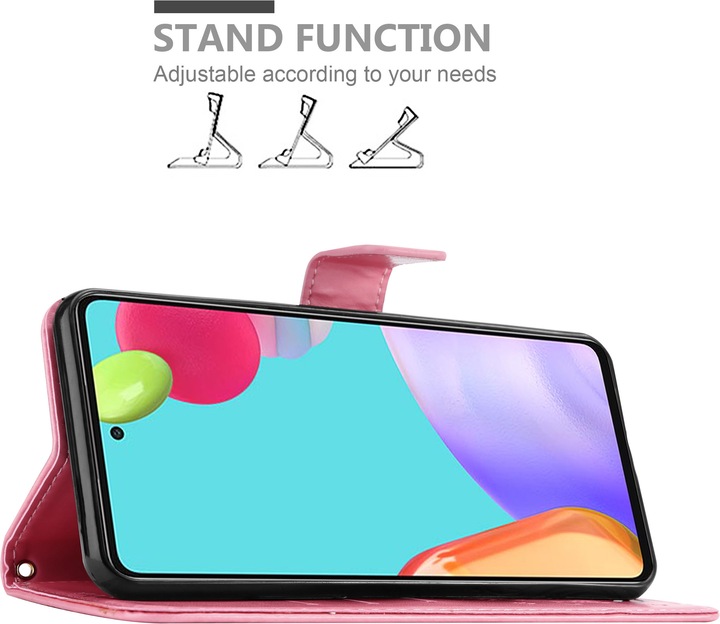 Actual product image Cadorabo Flower Book cover (Samsung Galaxy A52, Samsung Galaxy A52 5G, Samsung Galaxy A52s 5G)