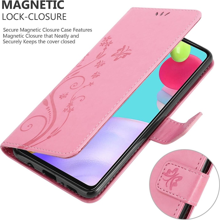 Actual product image Cadorabo Flower Book cover (Samsung Galaxy A52, Samsung Galaxy A52 5G, Samsung Galaxy A52s 5G)