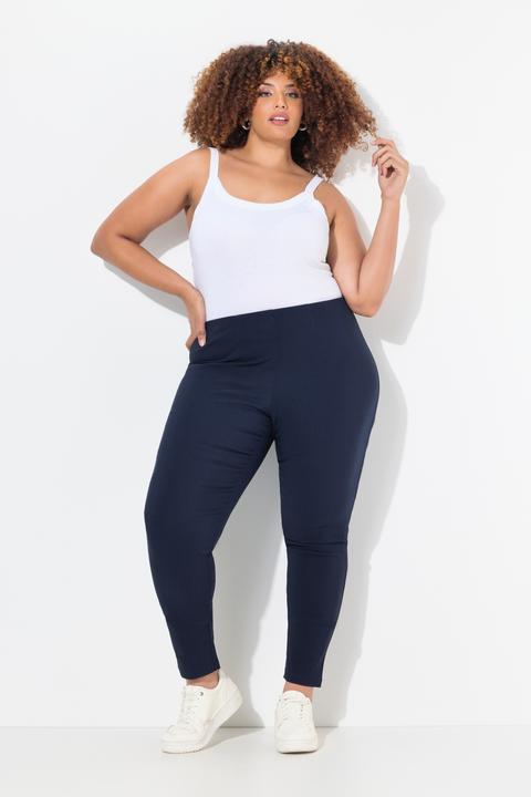 Produktbild Ulla Popken Bengalinhose Sienna, schmales Bein, Gummibund, Stretch (44)