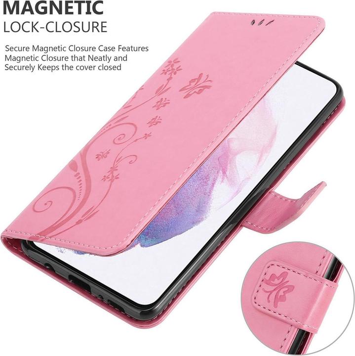 Produktbild Cadorabo Flower Book Hülle (Samsung Galaxy S21+)