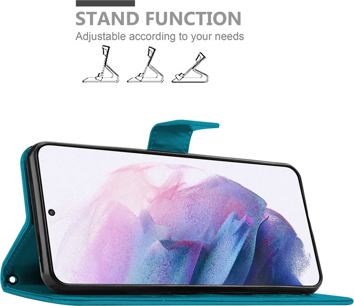 Actual product image Cadorabo Flower Book cover (Samsung Galaxy S21+)