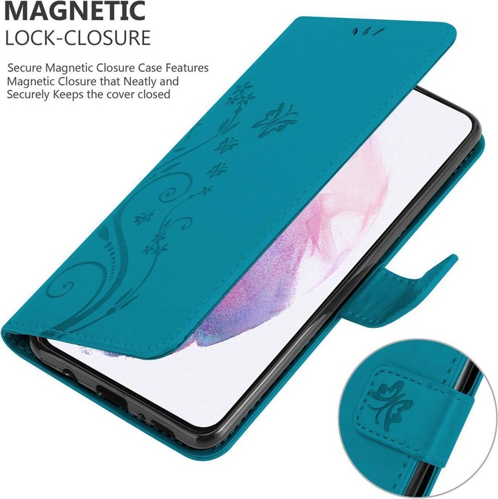 Actual product image Cadorabo Flower Book cover (Samsung Galaxy S21+)