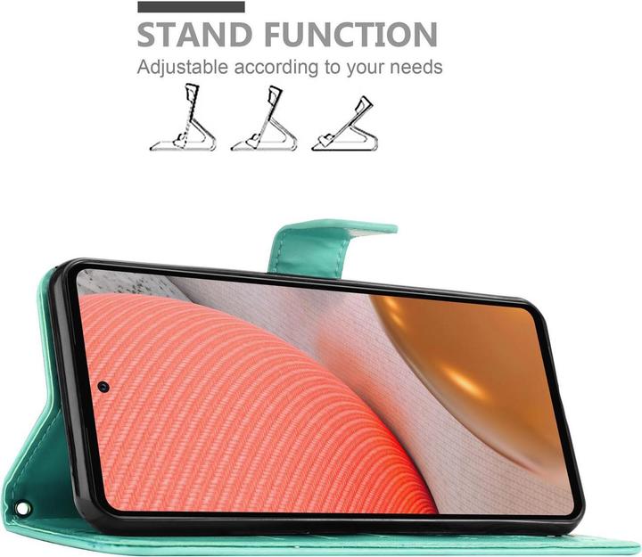 Image du produit Cadorabo Pochette Flower Book (Samsung Galaxy A72, Samsung Galaxy A72 5G)