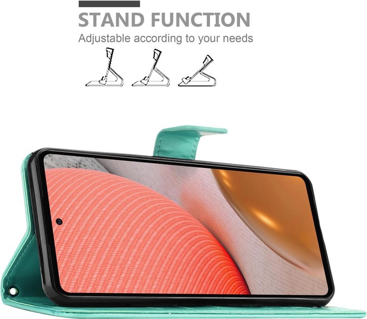 Actual product image Cadorabo Flower Book cover (Samsung Galaxy A72, Samsung Galaxy A72 5G)