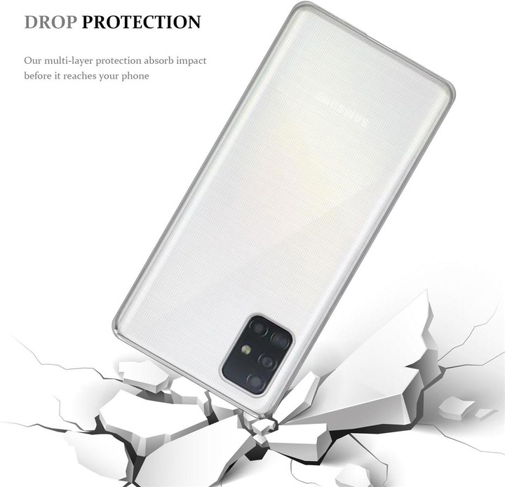 Productafbeelding Cadorabo TPU Ultra Slanke AIR Cover (Samsung Galaxy A52, Samsung Galaxy A52 5G, Samsung Galaxy A52s 5G)