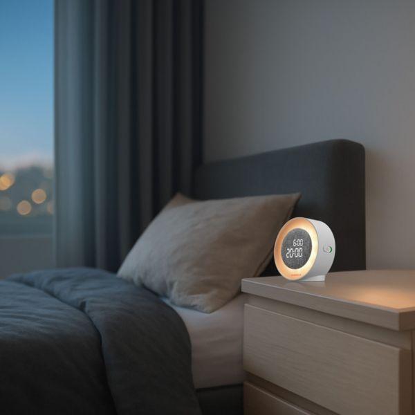 Produktbild Kienzle Wecker mit Beleuchtung rund