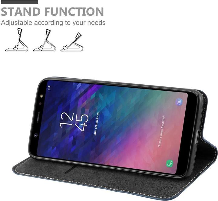 Produktbild Cadorabo X-Wallet Kunstlederkombi Hülle (Samsung Galaxy A6+)