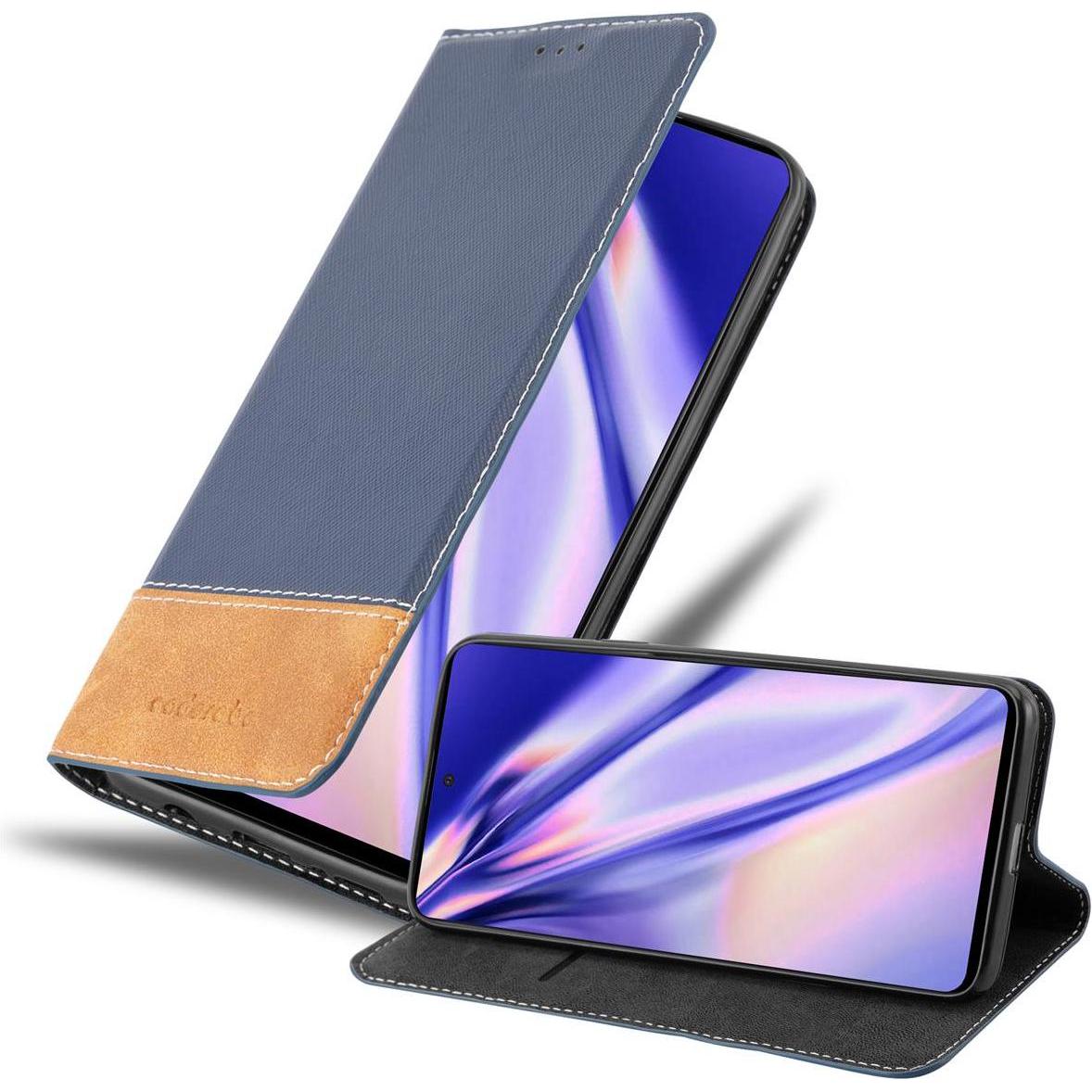 Cadorabo X-Wallet Kunstlederkombi Hülle (Samsung Galaxy M40s), Smartphone Hülle, Blau
