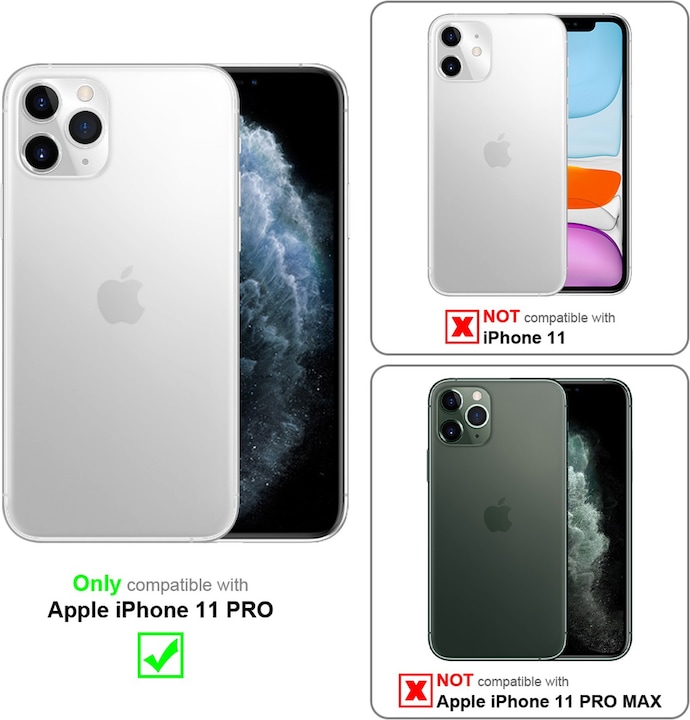 Actual product image Cadorabo TPU cover sparkling glitter (Apple iPhone 11 Pro)