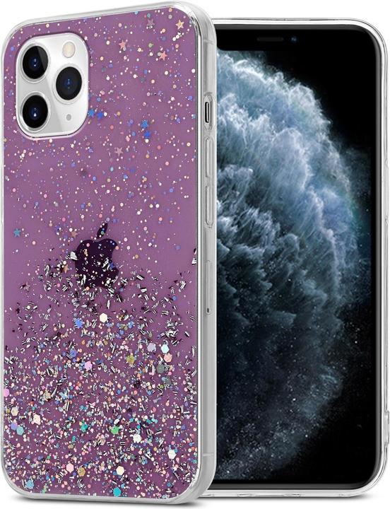 Viola con glitter