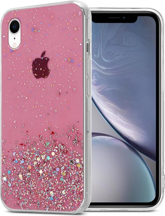 Rosa con glitter