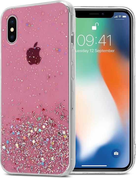 Actual product image Cadorabo TPU cover sparkling glitter (Apple iPhone XS Max)