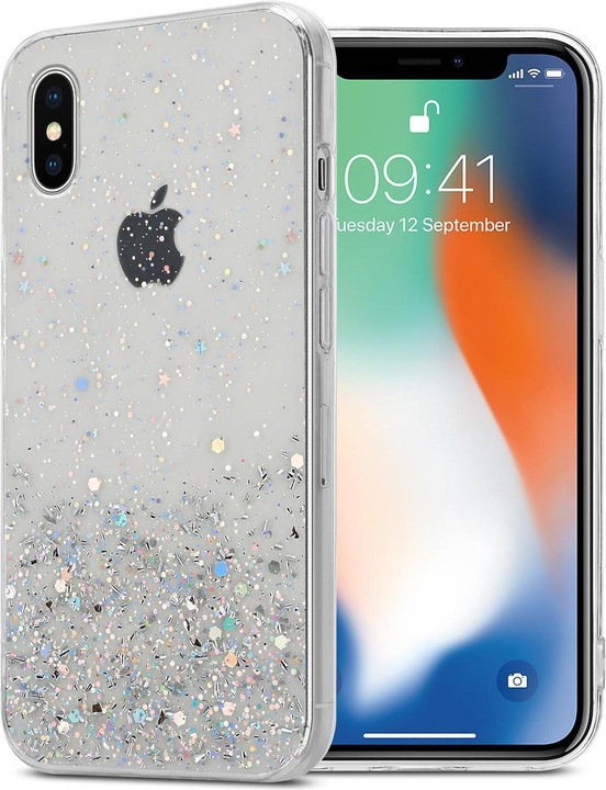 Actual product image Cadorabo TPU cover sparkling glitter (Apple iPhone XS Max)