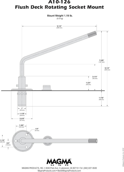 Produktbild Magma Halterung Aufbau, drehbar, Kettle Grill