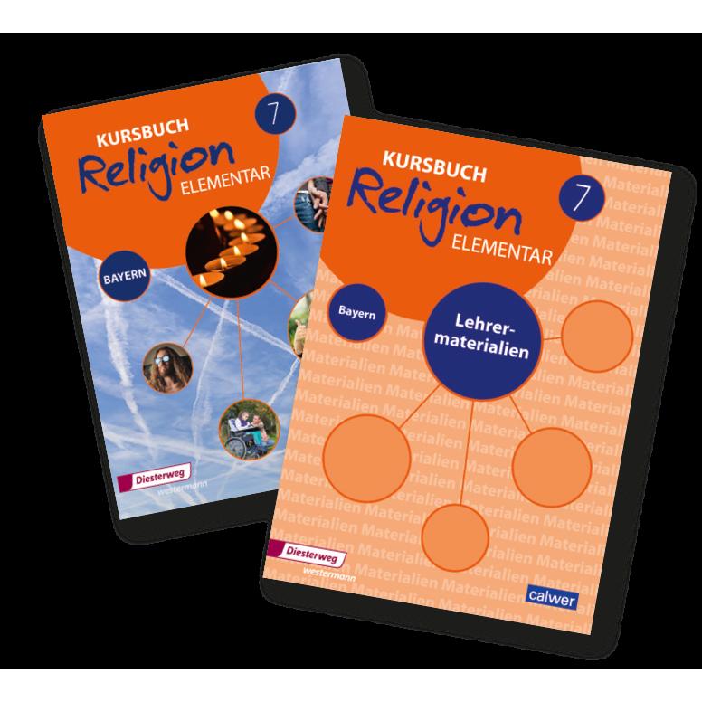 Kombi-Paket: Kursbuch Religion Elementar 7 - Ausgabe für Bayern, Schulbücher von Wolfram Eilerts, Heinz-Günter Kübler