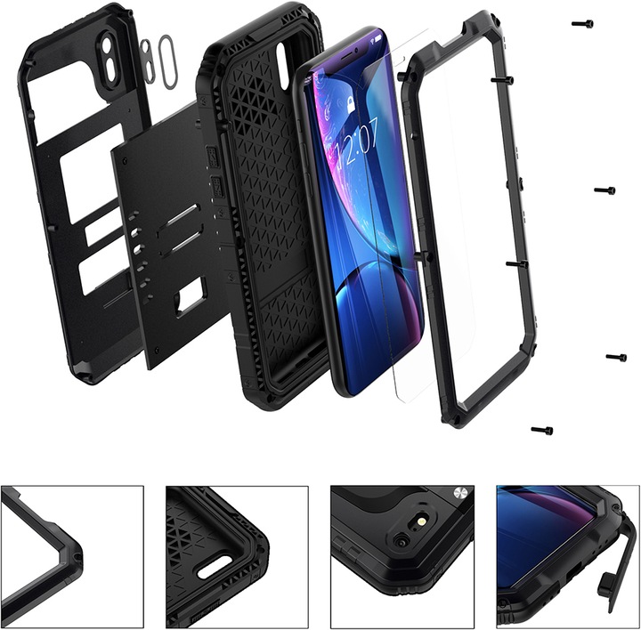 Produktbild Cadorabo Outdoor Hülle 360 Grad Schutz (Apple iPhone XR)
