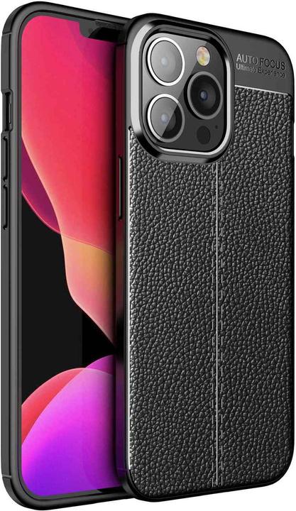 Image du produit Cadorabo TPU Cover similicuir structure (Apple iPhone 13 Pro)