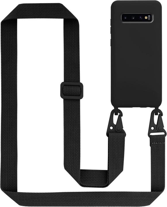 Actual product image Cadorabo TPU Cover Mobile Phone Chain Liquid (Samsung Galaxy S10+)