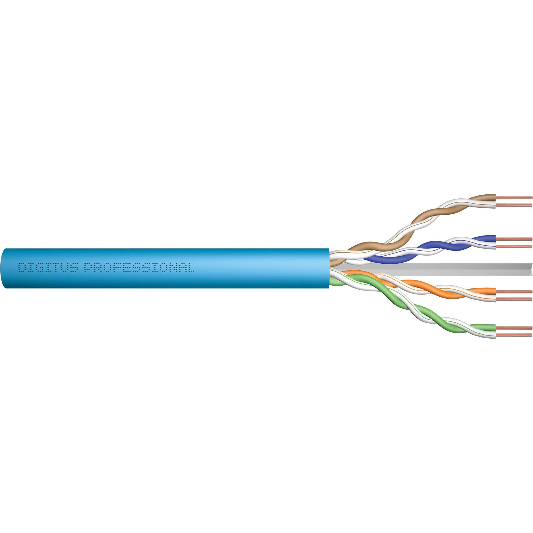 Digitus Cat.6A U/UTP Verlegekabel, 305 m, simplex, Dca (U/UTP, CAT6a, 305 m), Netzwerkkabel