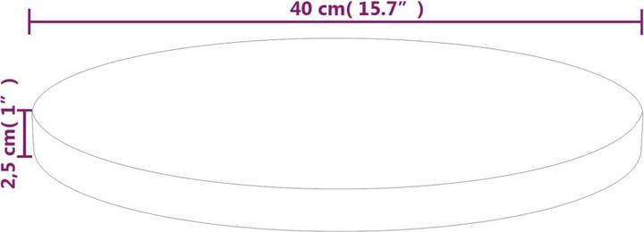 Actual product image VidaXL Jones (40 x 40 x 2.5 cm)
