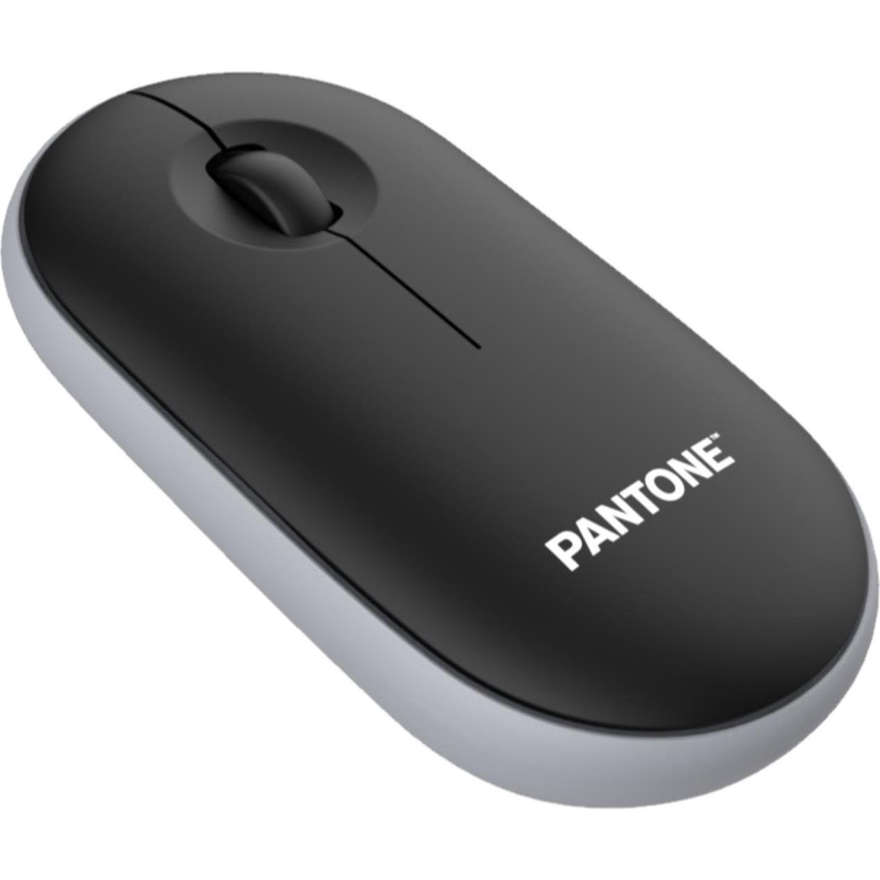 Pantone Maus mit Dongle (Kabellos), Maus, Schwarz, Grau