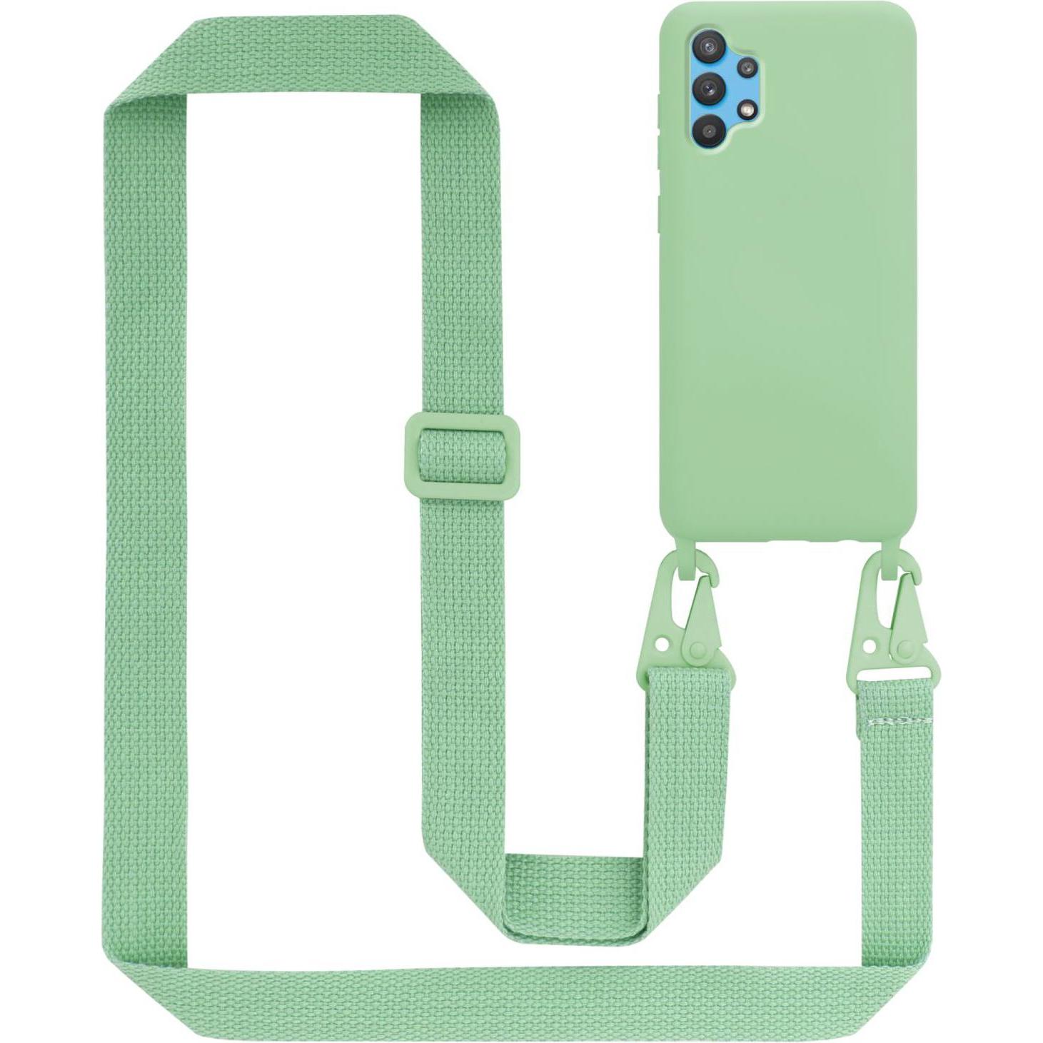 Cadorabo TPU Cover Handy Kette Liquid (Samsung Galaxy A72), Smartphone Hülle, Grün