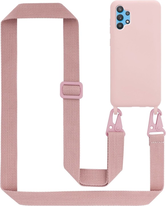 Actual product image Cadorabo TPU Cover Mobile Phone Chain Liquid (Samsung Galaxy A32 5G)