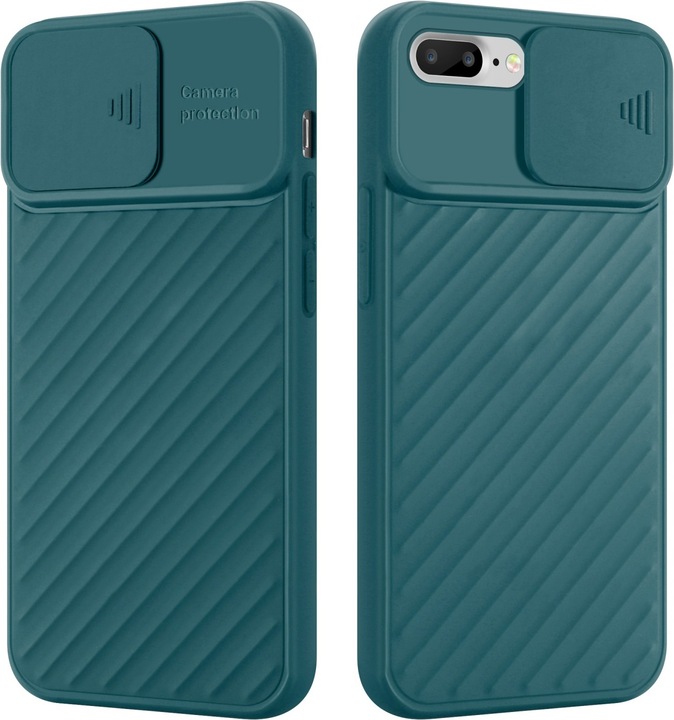 Immagine prodotto Cadorabo Cover in TPU con protezione della fotocamera (Apple iPhone 7 Plus, Apple iPhone 7s Plus)