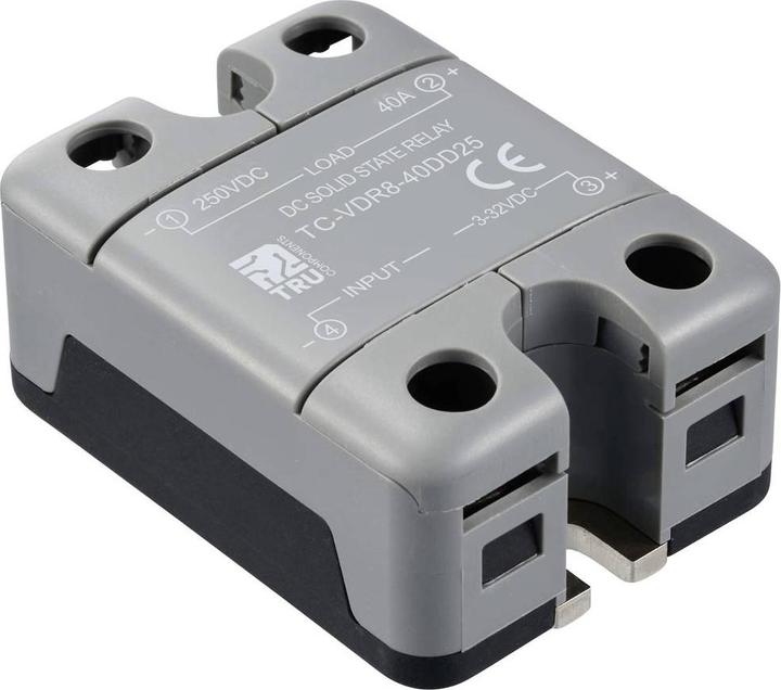 Image du produit Tru Components Halbleiterrelais TC-12705372 40 A Schaltspannung (max.): 250 V/DC