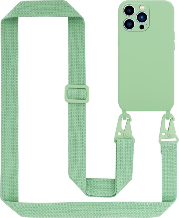 Produktbild Cadorabo TPU Cover Handy Kette Liquid (Apple iPhone 13 Pro Max)