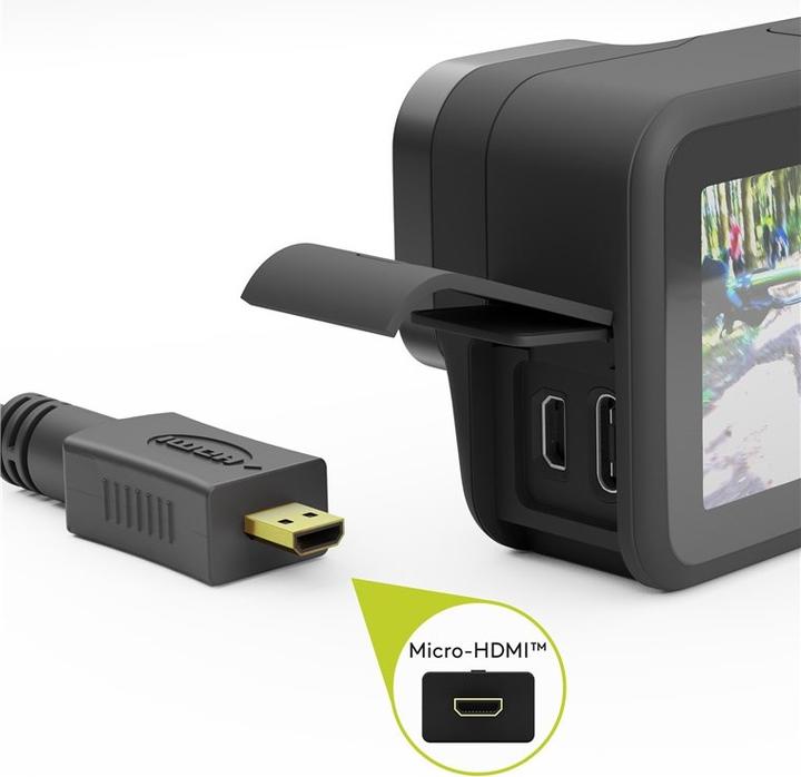 Image du produit Goobay Series 2.0 High Speed Micro Câble HDMI™ avec Ethernet (4K/60Hz), 2 m, noir (2 m)