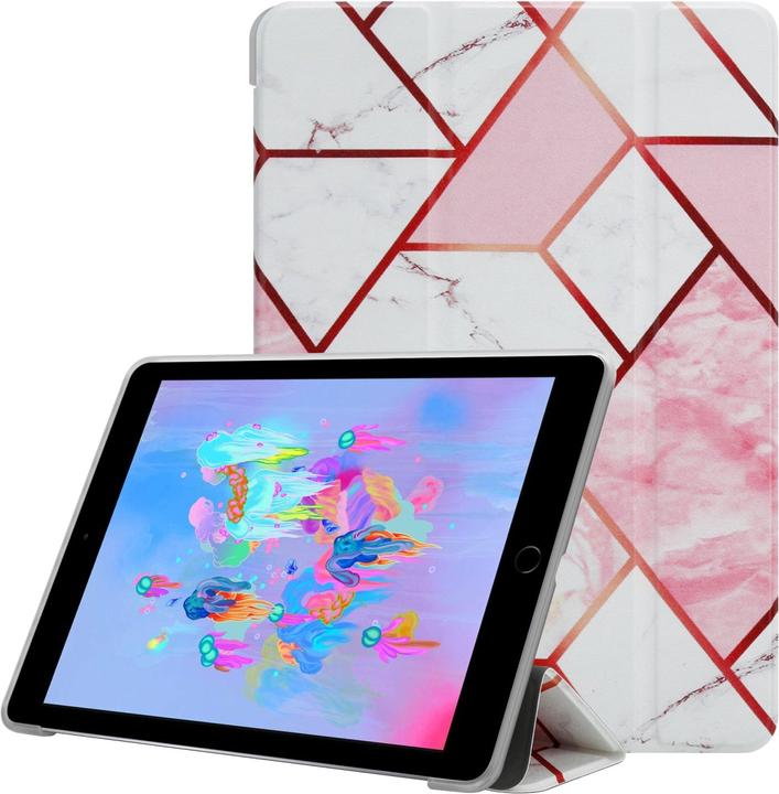 Actual product image Cadorabo Tablet Book Sleeve Colorful Marble (iPad Air 2014 (2. Gen), iPad Air 2013 (1st Gen), IPad Pro 9.7)