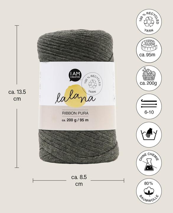 Actual product image Lalana Ribbon Pura (95 m)