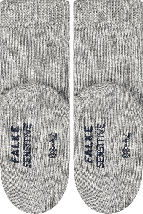 Actual product image Falke Sensitive (3-pack) baby socks, colour 3400 light grey, size 62-68 (Single pack, 62/68)