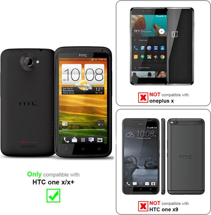 Produktbild Cadorabo 10x Schutzfolie (1 Stück, HTC One, HTC One X, HTC One X+)