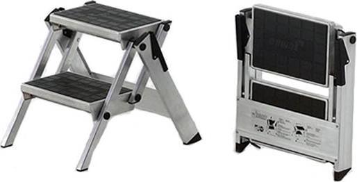 Actual product image kaiserkraft Aluminum folding stairs (Stile, 55 cm)