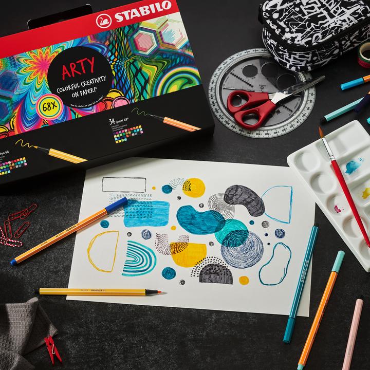 Image du produit STABILO Pen68 & Point 88 Arty (Multicolore, 68 x)