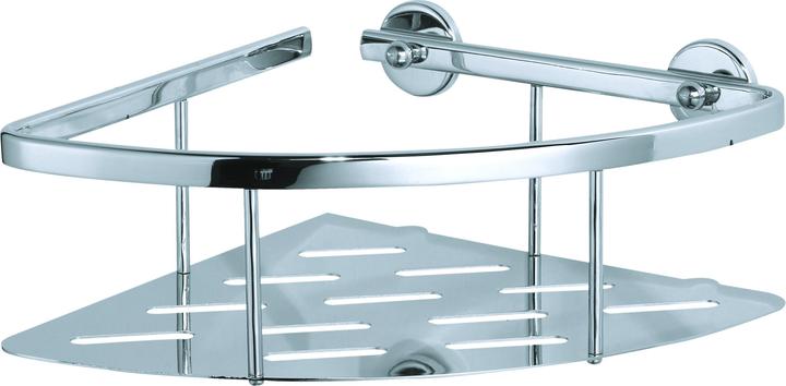 tesa ALUXX shower tray incl. adhesive solution without drilling (8.5 x 21.5 x 22 cm)